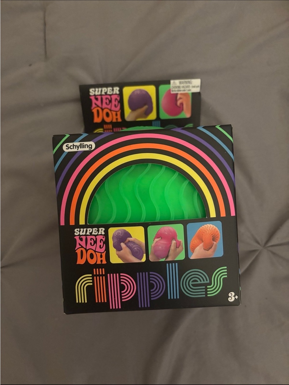 Super NeeDoh Ripples Ball Toy - Green
